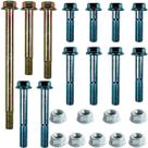 Kit parafusos suporte motor XR200 XR200R 1994 a 2003 Fixação motor Chassi
