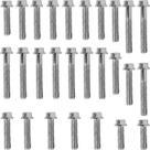 Kit parafusos zincados tampa motor lateral esquerda+direita CB300R CB300 2009 a 2015 XRE300 2010 em diante Kit parafusos zincados tampa motor lateral esquerda+direita CB300R CB300 2009 a 2015 XRE300 2010 em diante