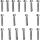 Kit parafusos zincados tampa motor lateral esquerda+direita DT200 DT200R 1992 a 2000 Kit parafusos zincados tampa motor lateral esquerda+direita DT200 DT200R 1992 a 2000