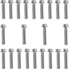 Kit parafusos zincados tampa motor lateral esquerda+direita NXR150 Bros 2006 a 2015 Kit parafusos zincados tampa motor lateral esquerda+direita NXR150 Bros 2006 a 2015