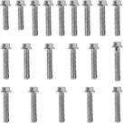 Kit parafusos zincados tampa motor lateral esquerda+direita XLS125 1984 a 1996 XL125 Duty 1984 a 1991 Kit parafusos zincados tampa motor lateral esquerda+direita XLS125 1984 a 1996 XL125 Duty 1984 a 1991