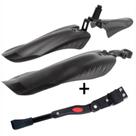 Kit Paralama Bike 3 peças regulavel preto Descanso Lateral Pezinho preto Regulável para bicicleta Kit Paralama Bike 3 peças regulavel preto Descanso Lateral Pezinho preto Regulável para bicicleta