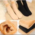 kit Pares Meia Termica Feminina Cano alto de Lã Grossa Peluciada Meia de Inverno
