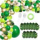 Kit Party Balloon Arch Garland, 134 unidades de látex com tema de dinossauro