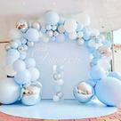 Kit Party Balloon Arch Garland, 141 unidades de bolsa de látex Blue Sea