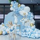 Kit Party Balloon Arch Garland, 92 unidades de balões de látex azuis