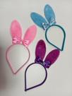Kit Pascoa 3 Tiara Orela De Coelho Pelucia Infantil