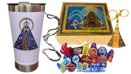 Kit Páscoa Abençoada Copo Térmico Caixa Mdf Recheado Itens