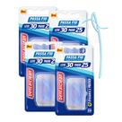 Kit Passa Fio Dental 120 Unidades para Próteses e Aparelhos Dentalclean