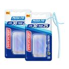 Kit Passa Fio Dental 60 Unidades para Próteses e Aparelhos Dentalclean