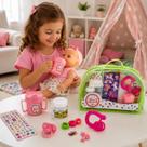 Kit Passeio Acessórios Boneca Bebê reborn pequena Vinil 30cm Fralda Descartavel Chocalho Bolsa Infantil Papinha Copo suco mágico ChupetaED1 Brinquedos Kit Passeio Acessórios Boneca Bebê reborn pequena Vinil 30cm Fralda Descartavel Chocalho Bolsa Infantil Papinha Copo suco mágico ChupetaED1 Brinquedos