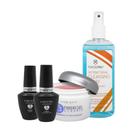 Kit Passo 1 e 2 Gel T3 Fibergel Star Nail Sany Spray 236ml Cuccio