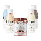 Kit Pasta de Amendoim 600g Chef Whey Dose Única 40g Chef Whey