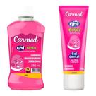 Kit Pasta De Dente + Enxaguante Bucal Carmed Fini Beijos
