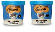 Kit Pastas de Amendoim La Ganexa Leitinho 2X Unidades de 450g - Com Whey Protein