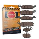 Kit Pastilha De Freio D/t Er6n Versys Zs Zr 750 Cerâmica