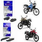 Kit pastilha de freio dianteira e traseira xtz lander 250 abs