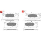 Kit pastilha de freio dianteiro suzuki v-strom/bandit/gsx