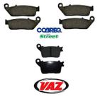 Kit Pastilha de Freio Hornet 600 Sem Abs 2008 2009 2010 2011 2012 2013 2014 Cobreq + Vaz