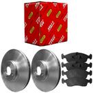 Kit Pastilha Disco Freio Onix Prisma 2012 A 2022 Dianteiro