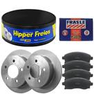 Kit Pastilha Disco Freio Vera Cruz 3.8 2007 a 2012 Traseiro Mando Frasle - Fras-le