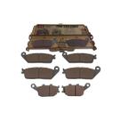 Kit Pastilha Freio Cerâmica Z750 Cbr600f F3 Hornet 98 A 07