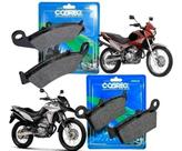 Kit Pastilha Freio Diant + Tras Falcon 400 E Xre300 Cobreq