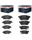 Kit Pastilha Freio Dianteira E Traseira New Fit 2018 Bosch