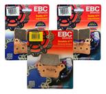 Kit Pastilha Freio EBC Dianteiro e Traseiro Honda CBR1000RR CBR600RR Kit Pastilha Freio EBC Dianteiro e Traseiro Honda CBR1000RR CBR600RR