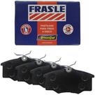 Kit Pastilha Freio Ford Fusion 2013 a 2017 Traseira Frasle - Fras-le