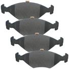 Kit Pastilha Freio Ford Ka 2001 a 2007 Dianteira Teves Lonaflex