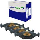 Kit Pastilha Freio Ford Ka 2001 a 2007 Dianteira Teves Lonaflex