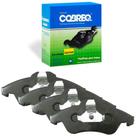 Kit Pastilha Freio Mercedes Benz Sprinter 2002 a 2021 Traseira Teves Cobreq N727