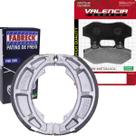 Kit Pastilha + Lona Freio 0.50 Kasinski Rx125 Valencia Brakes/Fabreck