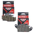 Kit Pastilhas de Freio Crosser 150 2016 A 2025 Lander 250 2016 A 2025 Diafrag Dura Tech Semimetálica