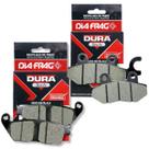 Kit pastilhas de freio diafrag versys 300/apache 200 dfp40802 dfp40820