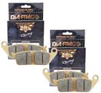 Kit Pastilhas de Freio Dianteiras Cb 650f / Cbr 650f / Cb 500x Diafrag Pro Tech Racing (Metálica)