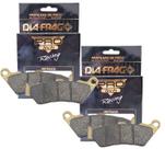 Kit Pastilhas de Freio Dianteiras P/ Bmw F700 Gs / F800 Gs / F850 Gs Diafrag Pro Tech Racing (Metálica)
