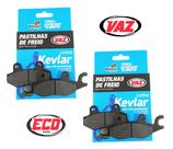 Kit Pastilhas de Freio Kawasaki Versys 300 2017 2018 2019 2020 2021 2022 Vaz