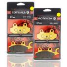 Kit Pastilhas de Freio Para Kawasaki Ninja 250 Ninja 300 Z300 Z400 Potenza