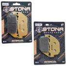 Kit Pastilhas de Freio STONA Dianteira e Traseira Sinterizadas - Harley Davidson Sportster XL 883 / 1200 04-13