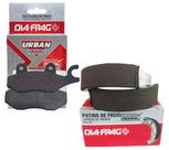 Kit Pastilhas e Lonas de Freio Cbx 250 Twister Diafrag