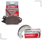 Kit Pastilhas e Lonas de Freio Crosser 150 2014-2018 Diafrag