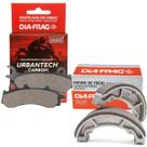 Kit Pastilhas e Lonas de Freio Pcx 150 Combi Brake Pcx 160 Combi Brake Diafrag