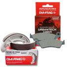 Kit Pastilhas e Lonas de Freio Xr 250 Tornado Diafrag