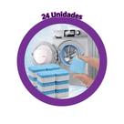 Kit Pastilhas Efervescentes Para Limpeza de Máquina de Lavar Roupas Removedor de Resíduos e Mau Cheiro