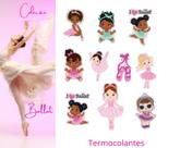 Kit Patch Aplique Termocolante Bailarina Carol Art c/ 10 un