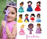 Kit Patch Aplique Termocolante Princesas Carol Art c/ 10 un