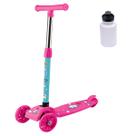 Kit Patinete 3 Rodas Unicórnio Até 40Kg Dobrável Squeeze