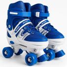 Kit Patins Infantil 4 Rodas Roller Unissex Criança Menino Menina Numero 28 ao 32 Tamanho Ajustável Bolsa Kizumba -
